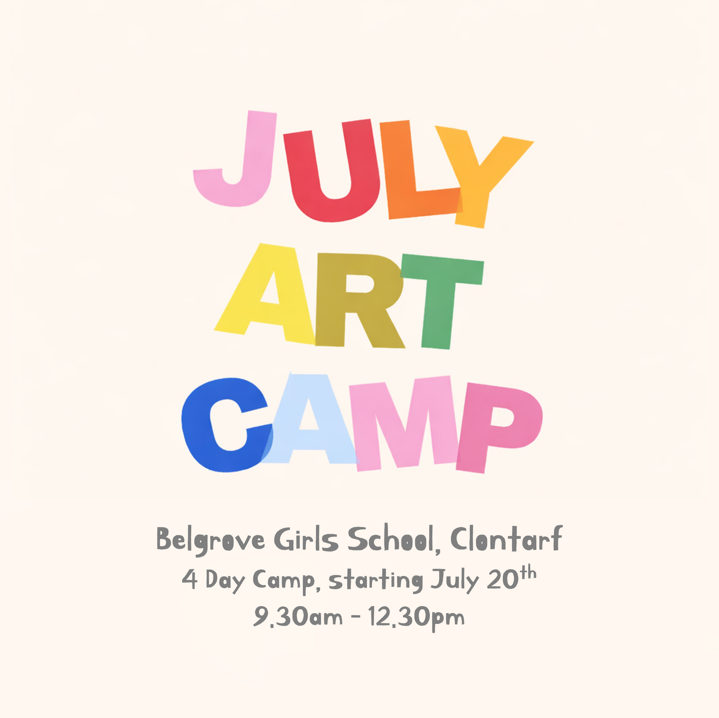 July Art Camp